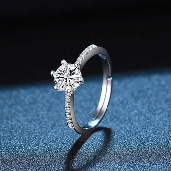 YWSHK Láska Roztomilý Svadobné Zásnubné Prstene pre Ženy Micro Pave CZ Kryštálmi Podiel Farebné Módne Nastaviteľné Šperky Drop Shipping