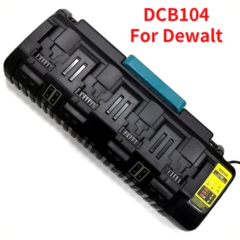 DCB104 Nabíjačku Rýchle Optimálny 4 Port 3A Chargin Prúd Pre Dewalt 10.8 V, 14,4 V 18V 20V Flex Volt Lítiové Batérie, DCB112 DCB115