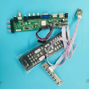 Držiak Pre LP156WH3-TLA1/LP156WH3-TLA2 Signál regulátora board VGA 1 366 x 768 LED HDMI digitálny WLED 40pin TV LVDS USB, AV DVB-T diaľkové