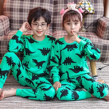 Dospievajúce Dievčatá Pyjamas Sady Bavlnené Chlapčenské Pyžamo Vyhovovali Cartoon Totoro detské Oblečenie Sleepwear pre Deti 4 6 8 10 12 14 Rokov