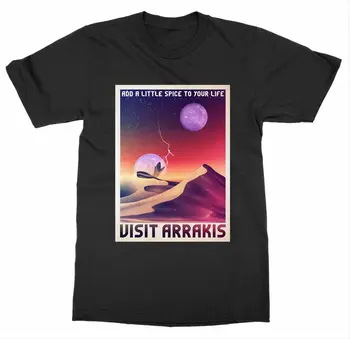 Klasické Knihy Sci-Fi Arrakis Duna T-Shirt. Letné Bavlna Krátky Rukáv O-Výstrihom pánske Tričko Nový S-3XL