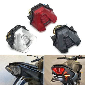 REALZION MT07 Motocykel zadné svetlo zadné Svetlo Brzdové Zase Signál Zadné Lampy Integrované Upravené Na Yamaha MT-07 MT 07 2021 2022