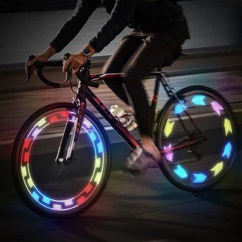 Nepremokavé 14 LED Kolesa Bicykla Svetlo 30 Modelov 7 Farieb Šok Bicyklov Pneumatiky vretena Ventilu Svetlo pre Deti, Dospelých, Motocykel Rovnováhu na Bicykli