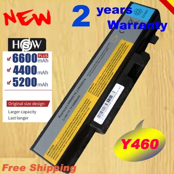 TÚV Nové 5200mah Notebook batéria pre Lenovo B560 V560 Y560 Y460 batérie L09N6D16 notebook batérie, rýchle dodanie
