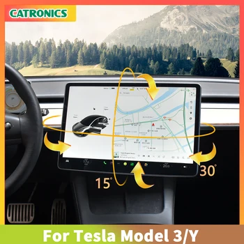 CATRONICS pre Tesla Model 3 ModelY Auta GPS Navigácia Nastavenie Držiaka Centrálne Riadenie Otáčania Obrazovky Držiak Auto Príslušenstvo