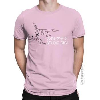 Štúdio Digi Gabumon T-Shirts Mužov Digimon Dobrodružstvo Novinka Čistej Bavlny Tee Tričko Okolo Krku Klasické Tričká Darček Oblečenie