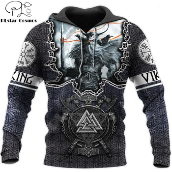 Módne Mens Viking hoodies 3D vytlačené Tetovanie Odin Mikina s Kapucňou, Harajuku Jeseň Streetwear Unisex Bežné Tepláková súprava DW0120
