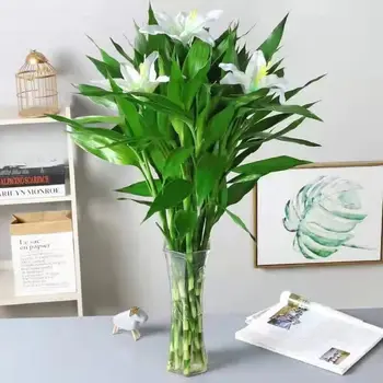 Umelé Rastliny Bambusu Tvorivé Simulácia Kvety Diy Flower Art Príslušenstvo Domov Kvety Dekorácie