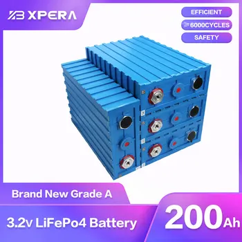 4-32PCS 3.2 V Lifepo4 200Ah Batérie Triedy Nový Lifepo4 Batteri Diy Solárne Články Nabíjateľné Batérie Pre RV EÚ a USA Oslobodenie od Dane